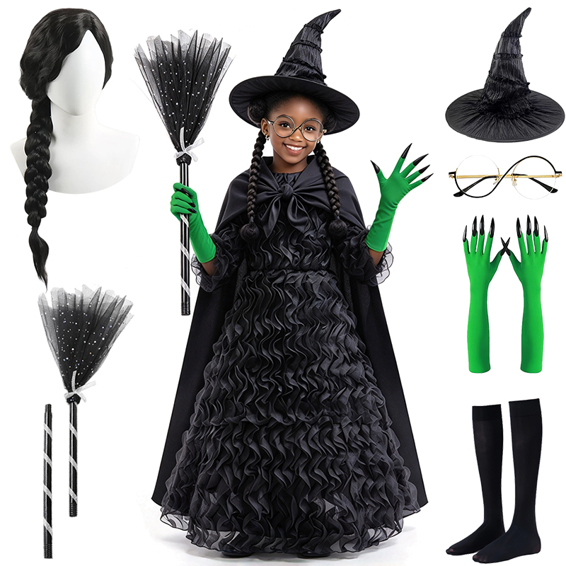 Candle Wick - Halloween Disguised Child Ruffled Layered Wicked