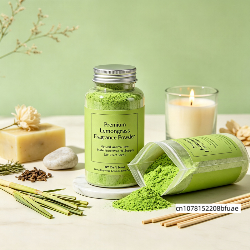 Candle Fragrance - Premium Lemongrass Fragrance Powder, Natural Aroma