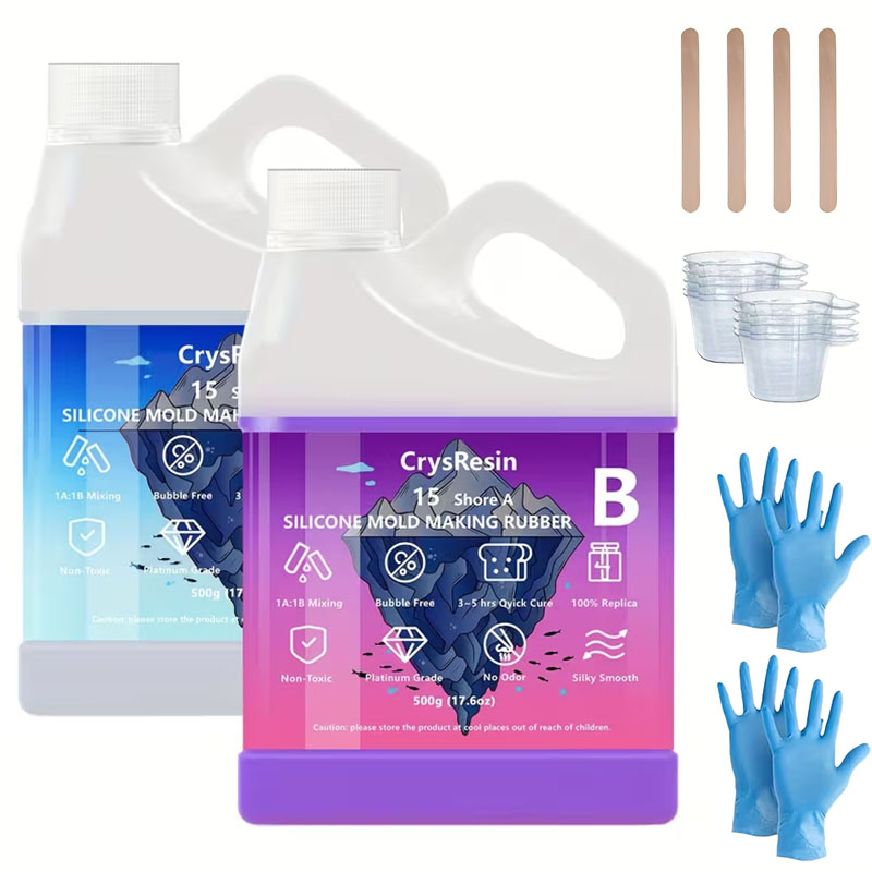500ml 2 Bottles Liquid Silicon - Candle Molds ulasan dan harga