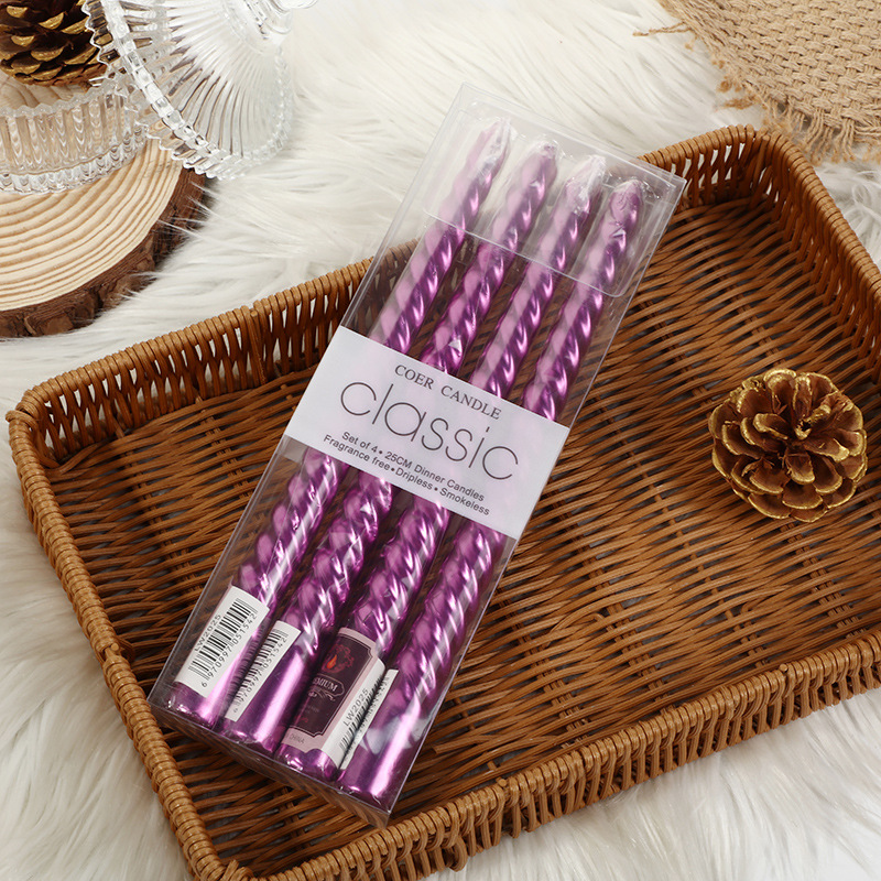 4pcs European-style Long-pole  - Silk Candle ulasan dan harga