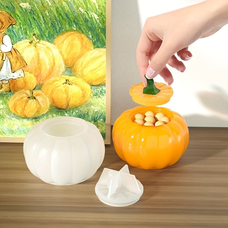 2pcs Pumpkin Jar Silicone Mold - Candle Containers ulasan dan harga