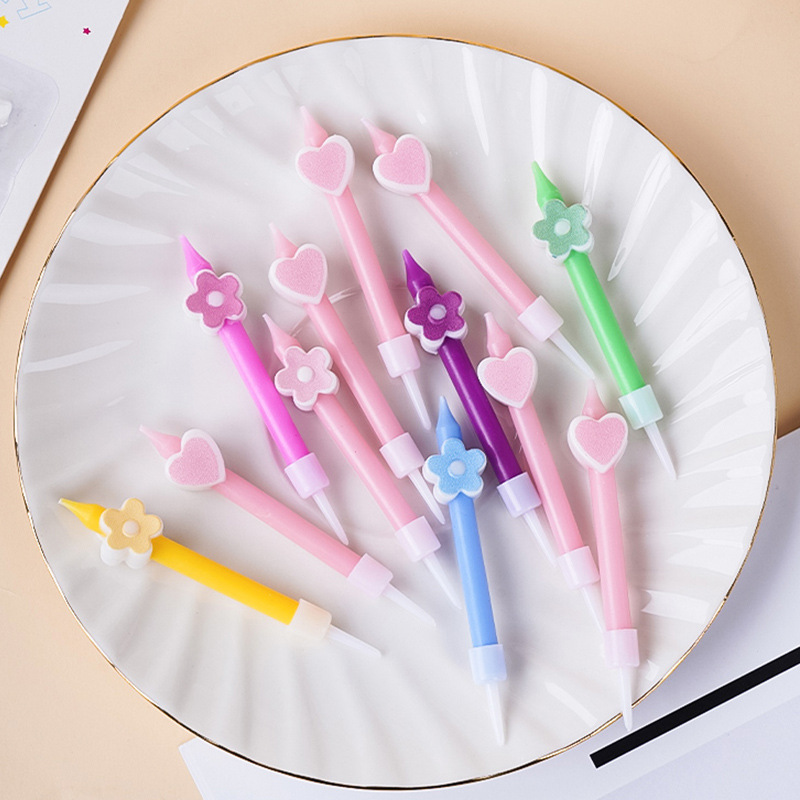 Cute Flowers Heart-shaped Cart - Paraffin Wax ulasan dan harga