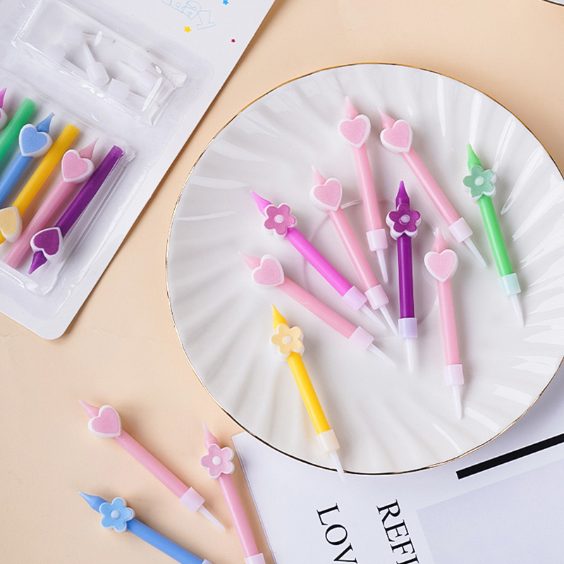 Cute Flowers Heart-shaped Cart - Paraffin Wax ulasan dan harga
