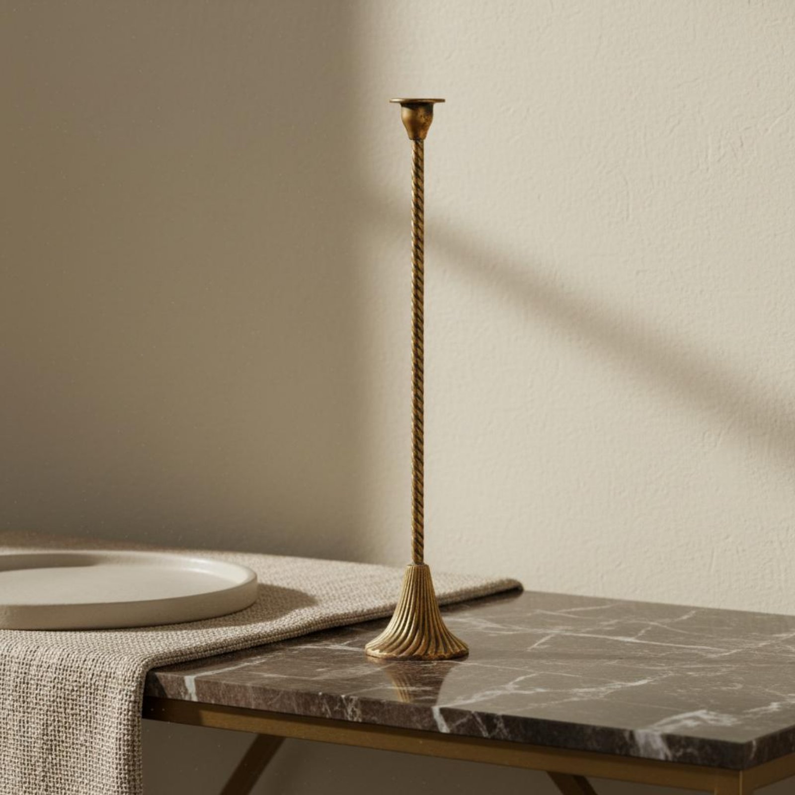 Twisted Gold Candle Holder Sta - Paraffin Wax ulasan dan harga