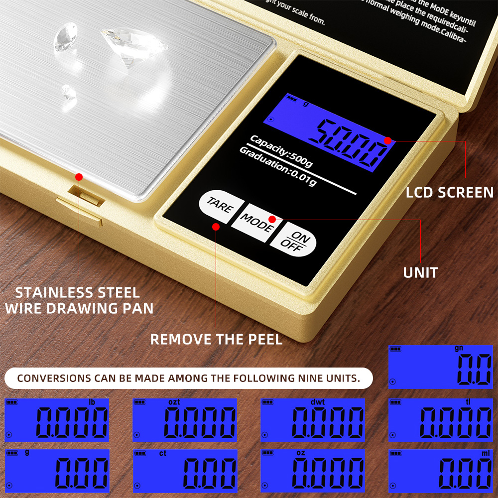 Golden Small Mechanical Scale  - Candle Wax Scale ulasan dan harga