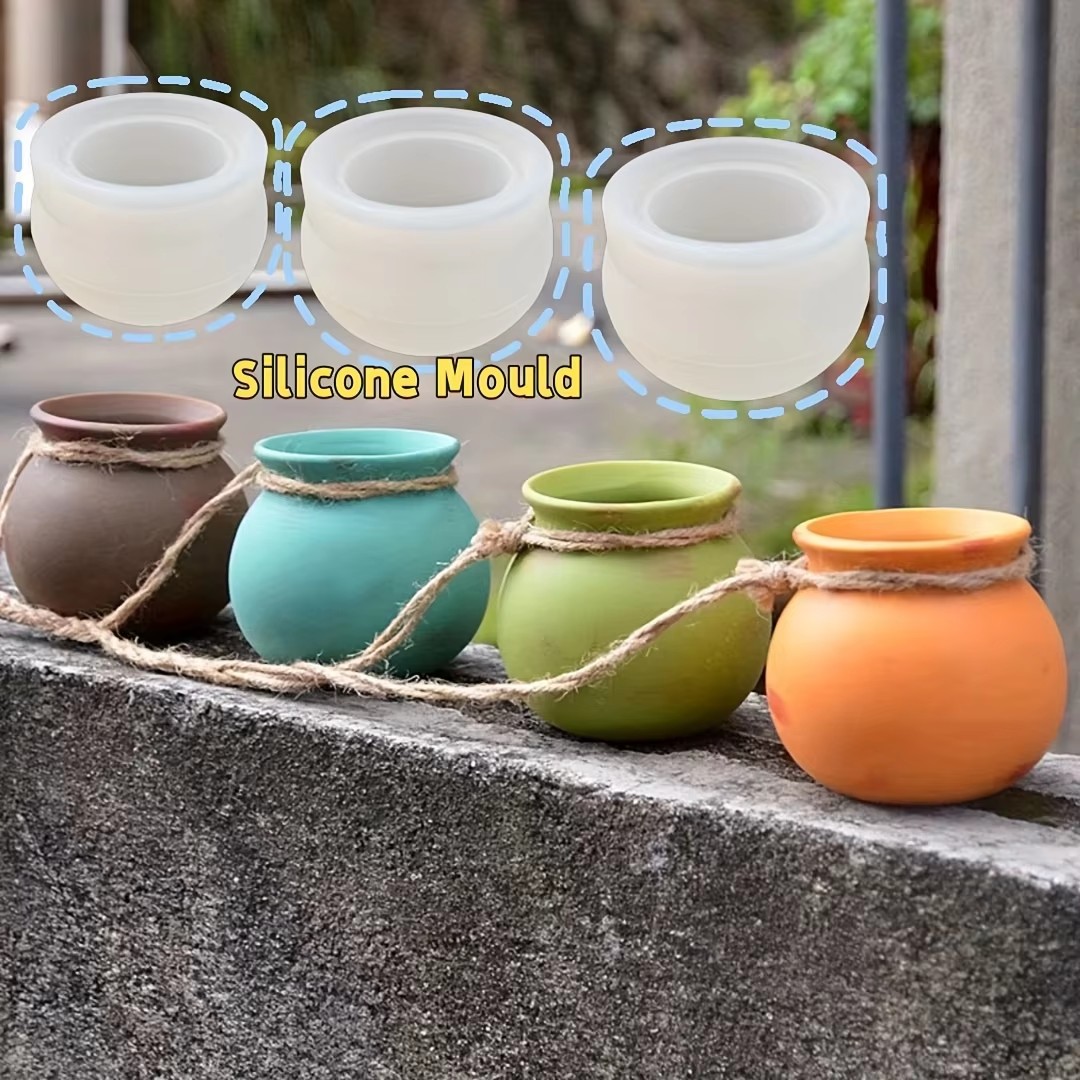 Silicone Flower Pot Molds, Res - Candle Containers ulasan dan harga