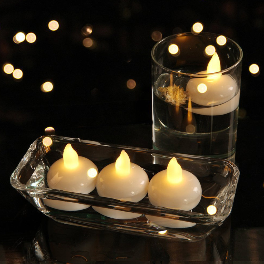 12Pcs Waterproof Floating Ligh - Paraffin Wax ulasan dan harga
