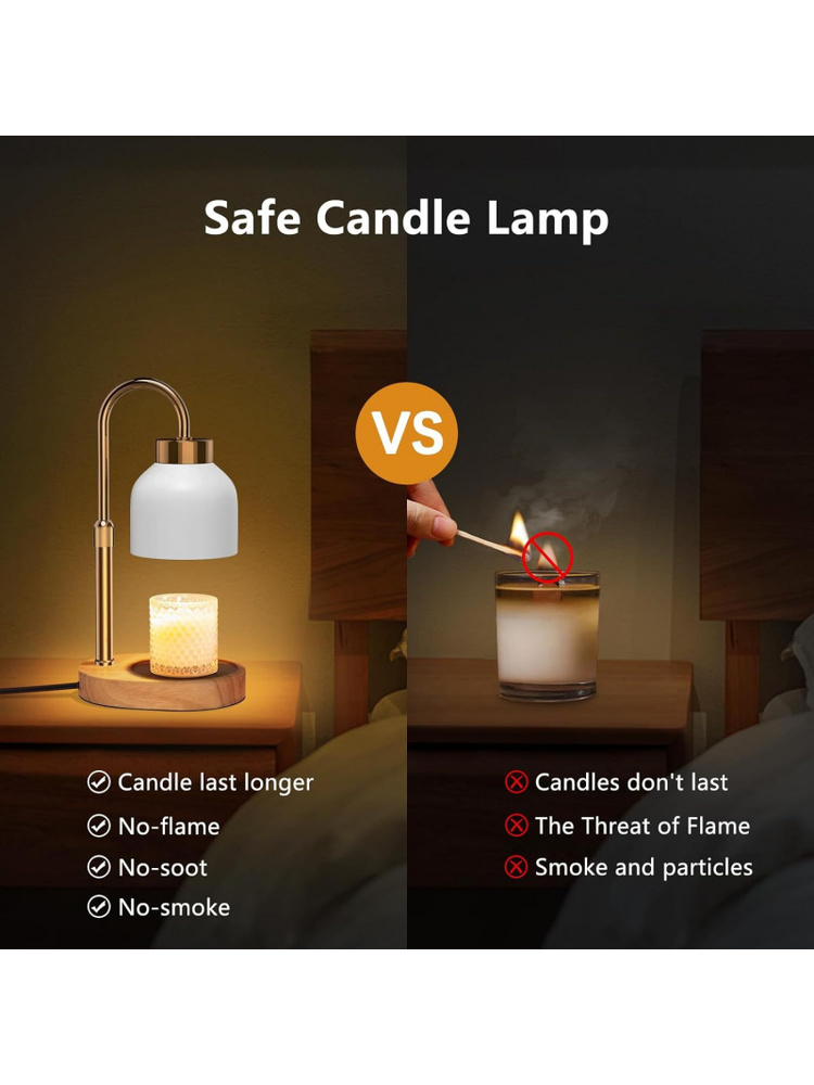 24H Timer Dimmable Candle Wax  - Wax Melts ulasan dan harga
