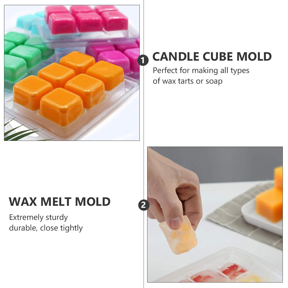 50Pcs Wax Melt Clamshell Molds - Wax Melts ulasan dan harga