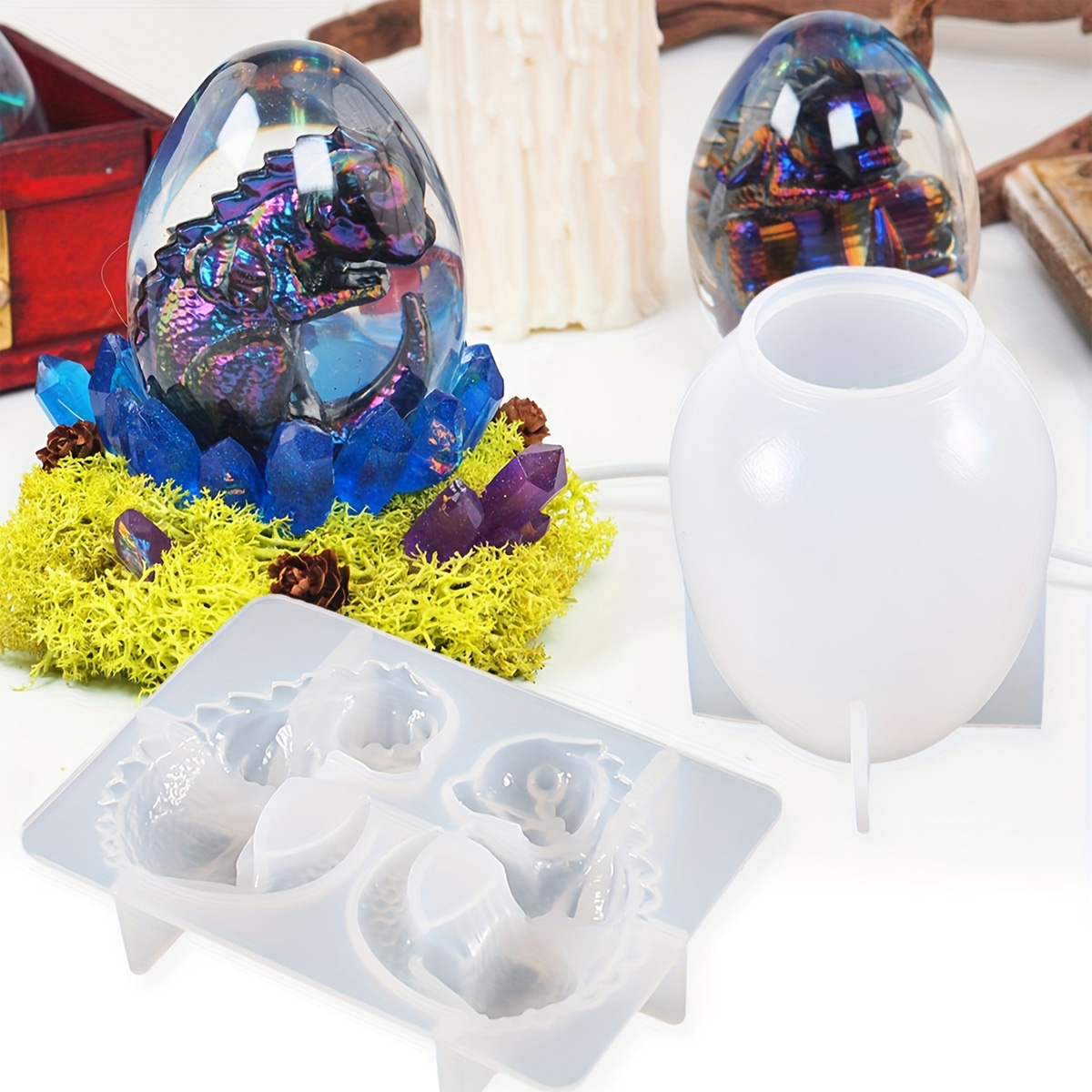 Silicone Dragon Egg Molds, 2-P - Candle Making Kit ulasan dan harga