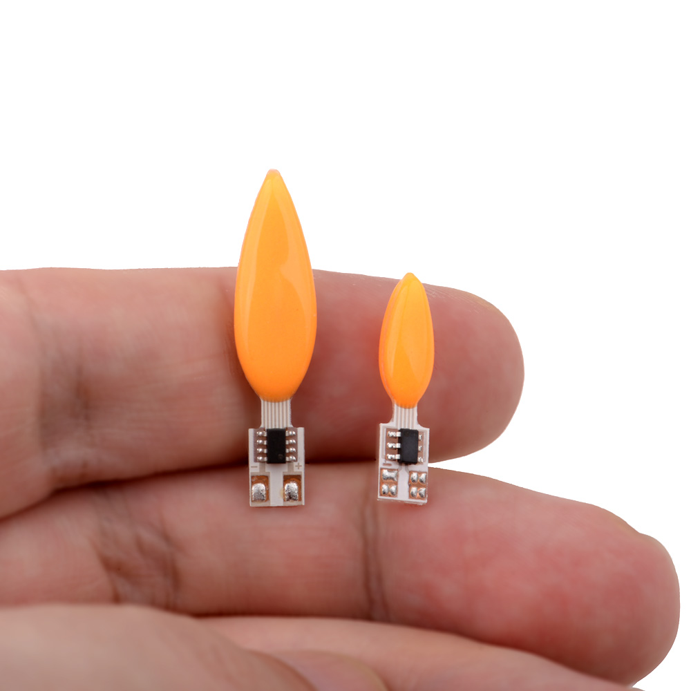 DC 3V Flicker Fire Flame for L - Candle Wick ulasan dan harga
