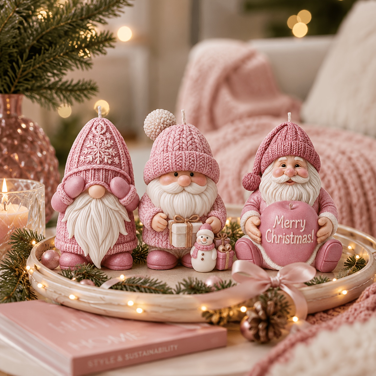Xmas Holiday Gnome Silicone Ca - Candle Making Kit ulasan dan harga