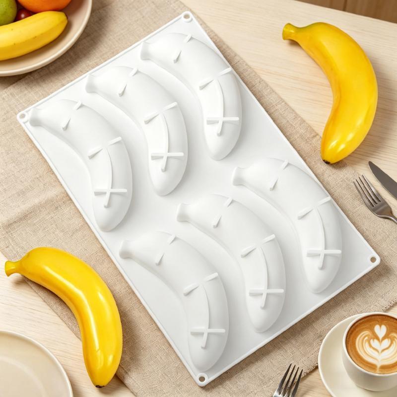 6/12 Cavity Banana Silicone Mo - Candle Molds ulasan dan harga
