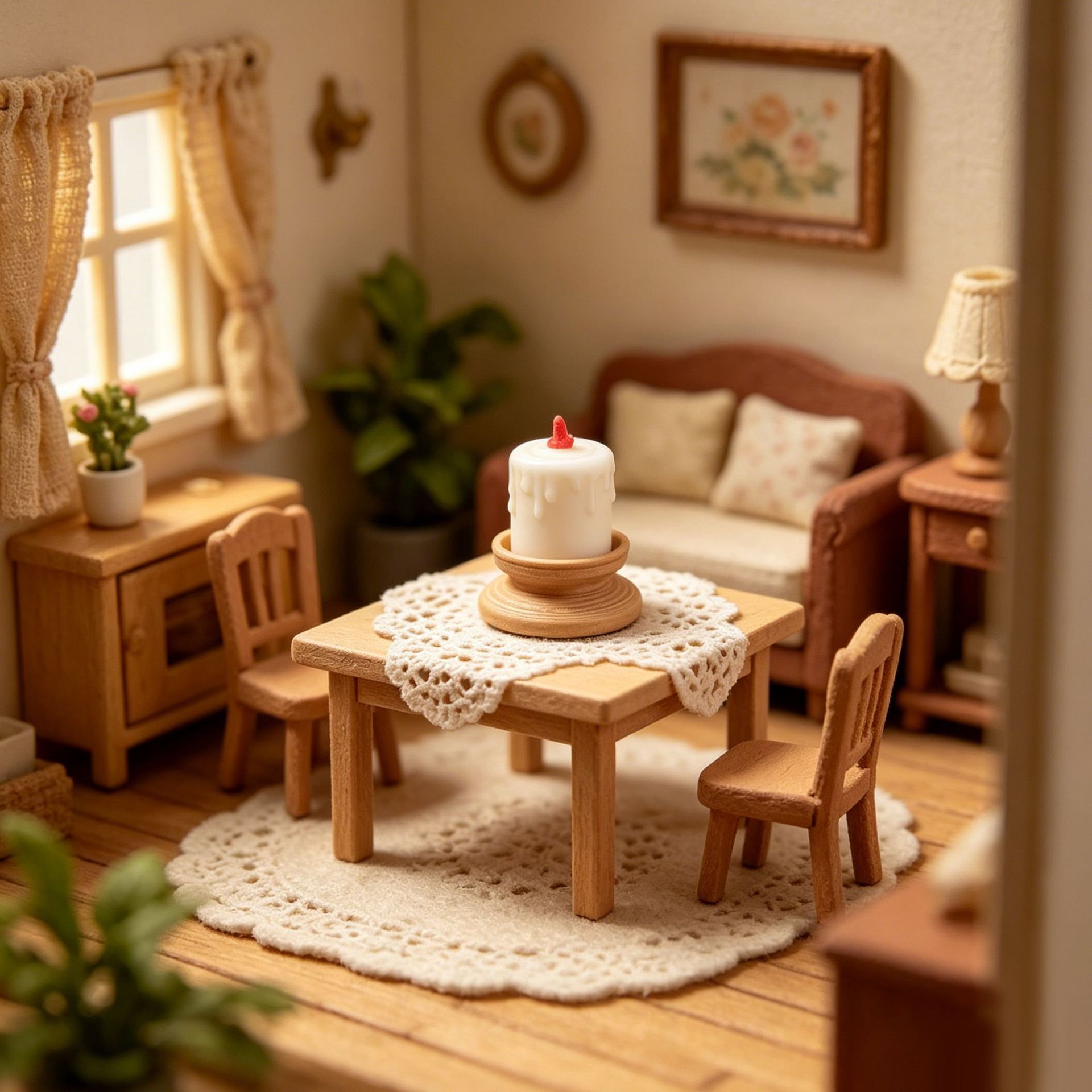 3pcs 1/12 Scale Dollhouse Mini - Candle Wax Scale ulasan dan harga