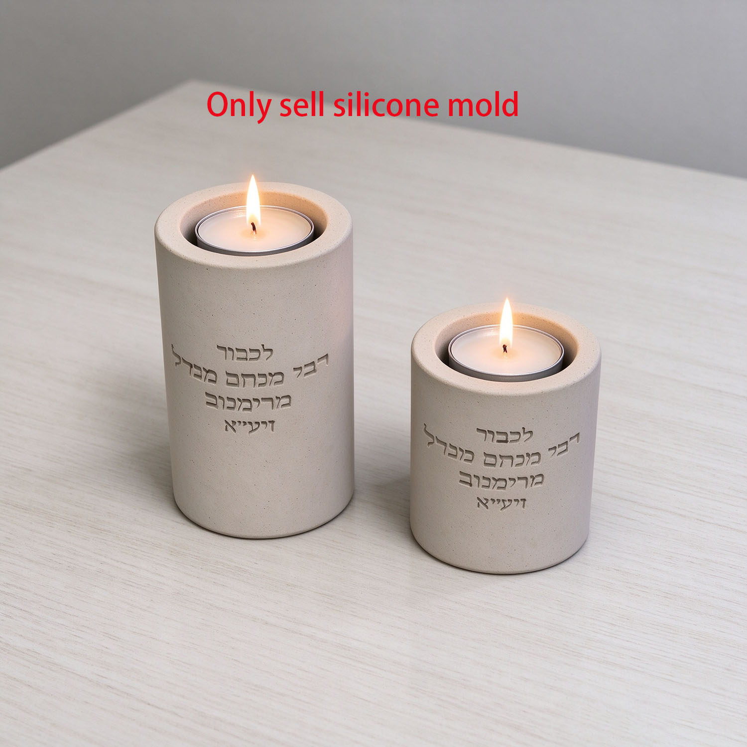 Silicone Mold For Rebbe Menach - Candle Lighter ulasan dan harga